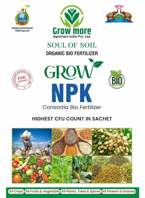 NPK Consortia Bio Fertilizer Sachets