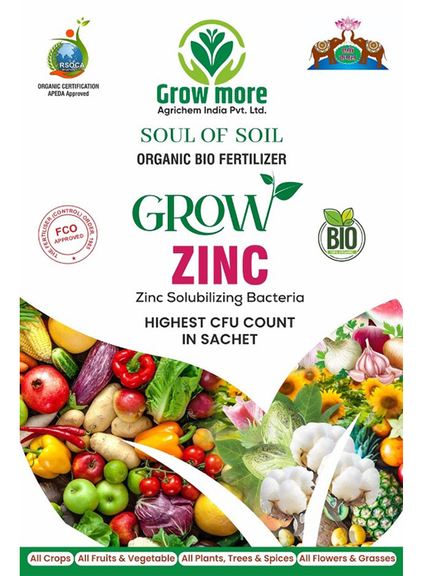 Zinc Bio Fertilizer Sachets
